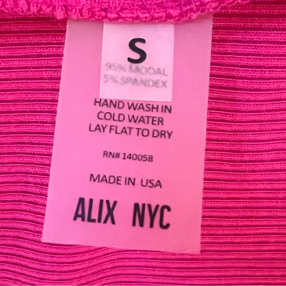 Alix NYC Allen midi dress pink S - Picture 8 of 8